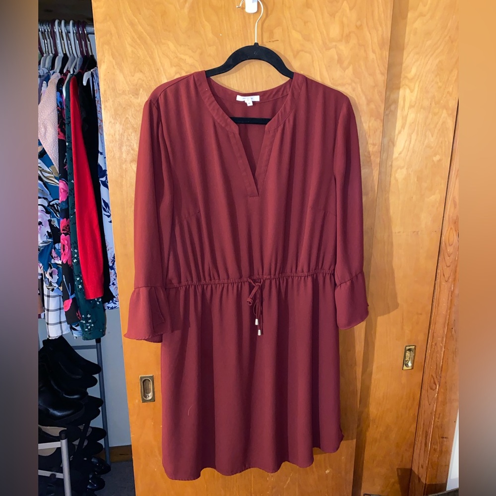 Maroon dress